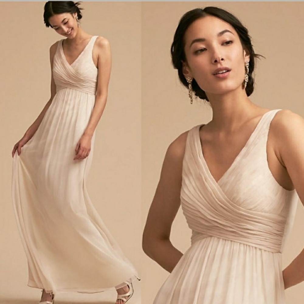 BHLDN Angie Ivory Maxi Dress Wedding Prom